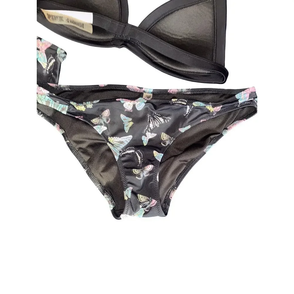 PINK VICTORIAS SECRET 3PC BIKINI SET size M Medium